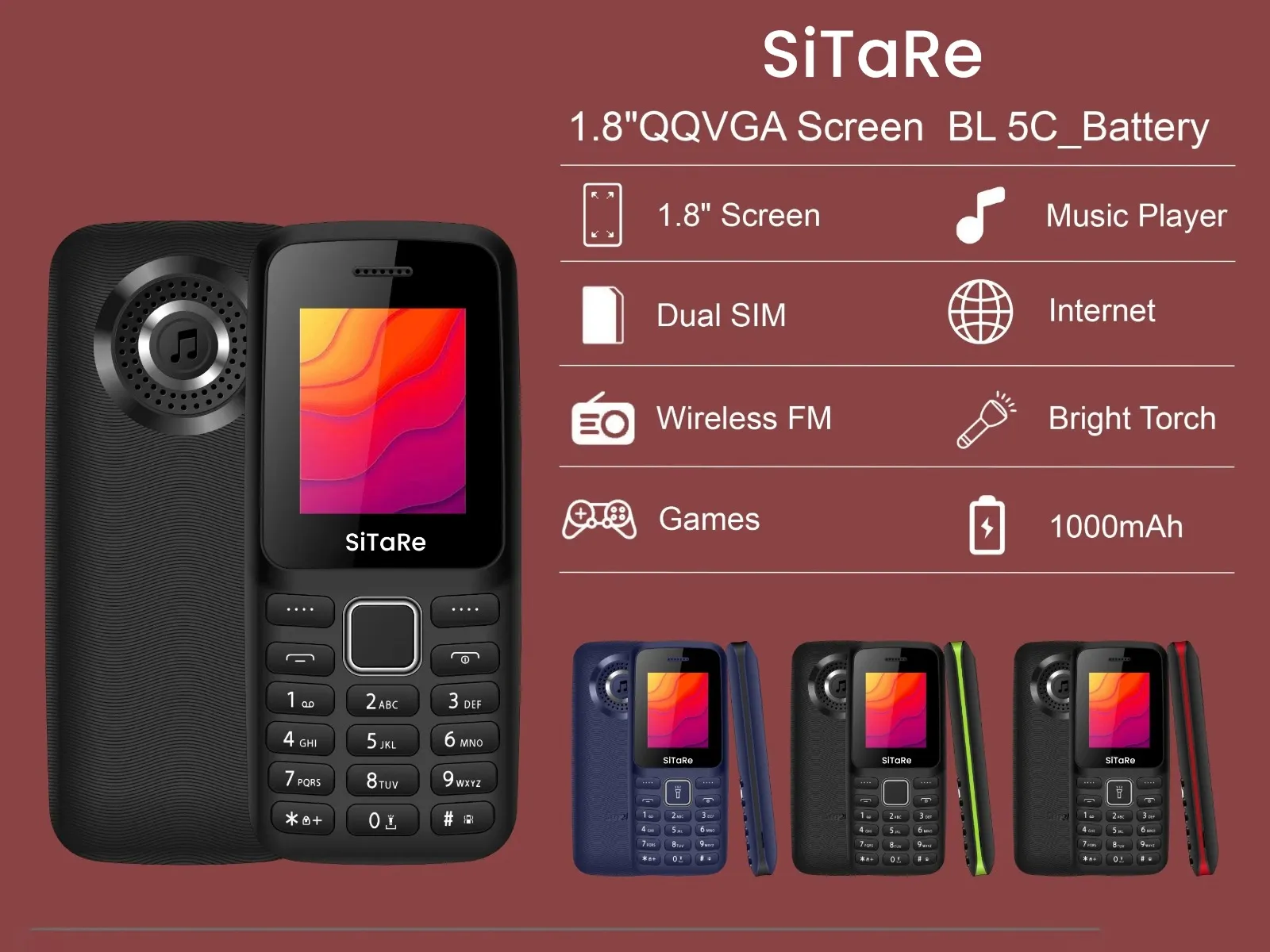 Sitare F2 Music — features overview